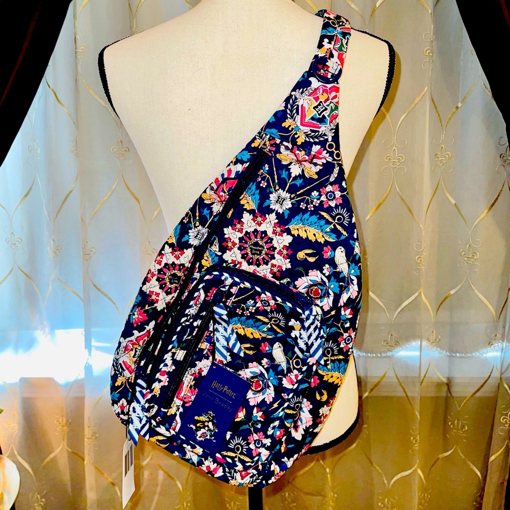 Vera Bradley Home to Hogwarts Sling Backpack